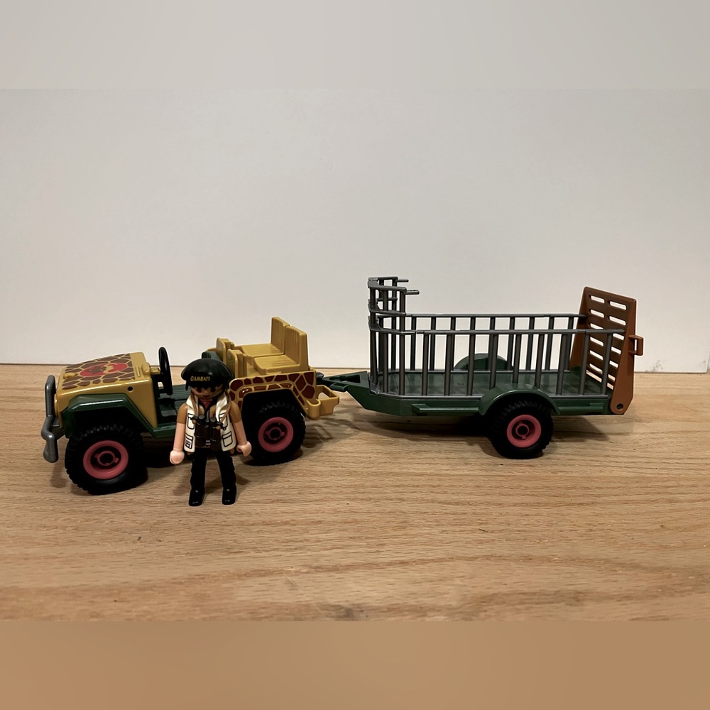 Playmobil Safari Jeep and Trailer